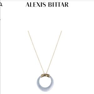 Alexis Bittar necklace - Gold and silver lucite